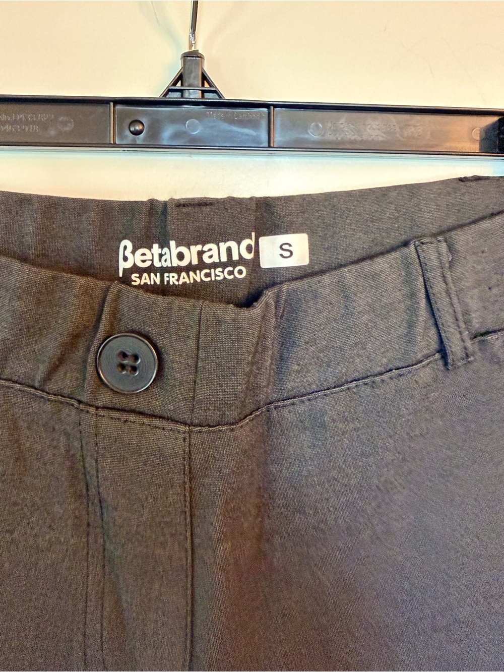 Betabrand Dark Gray Dress Pants - Small